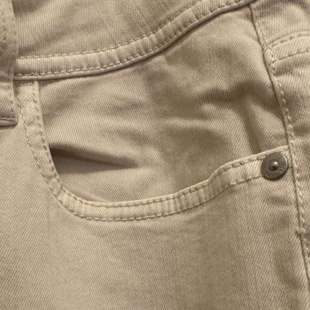 J. Jill High-Rise Cream Denim Jeans - Picture 7 of 12